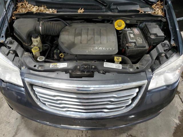 2C4RC1CG6ER300958 - 2014 CHRYSLER TOWN & COU TOURING L BLUE photo 12