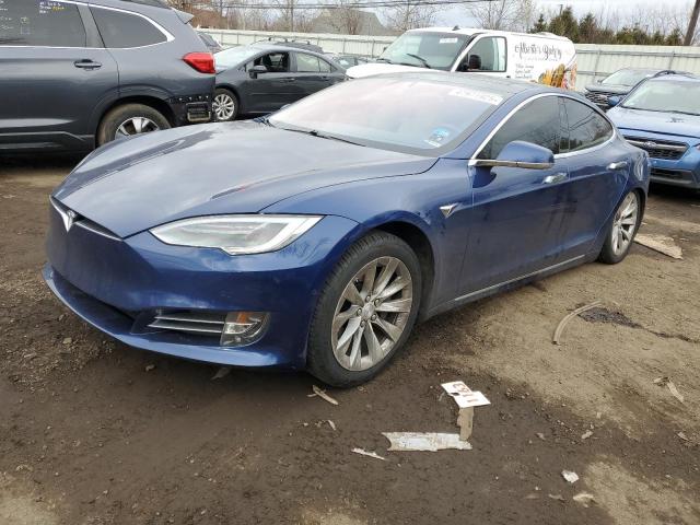 5YJSA1E20JF269303 - 2018 TESLA MODEL S 蓝色 照片 1