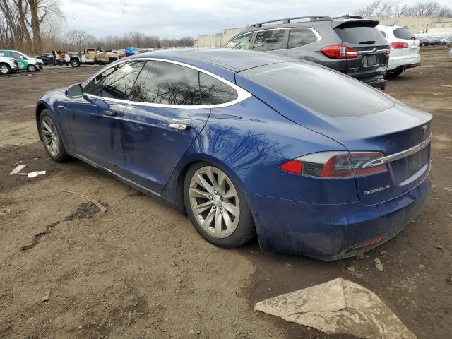 5YJSA1E20JF269303 - 2018 TESLA MODEL S 蓝色 照片 2