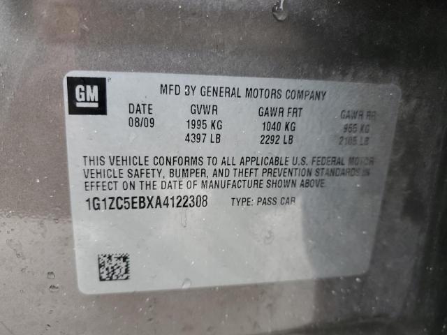 1G1ZC5EBXA4122308 - 2010 CHEVROLET MALIBU 1LT 灰色 照片 12