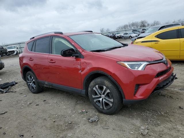 JTMBFREV7HJ145221 - 2017 TOYOTA RAV4 LE RED photo 4