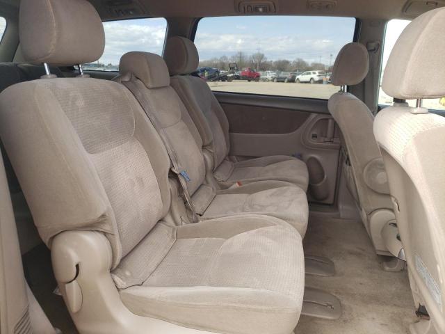 5TDZK23C78S212339 - 2008 TOYOTA SIENNA CE TAN photo 10