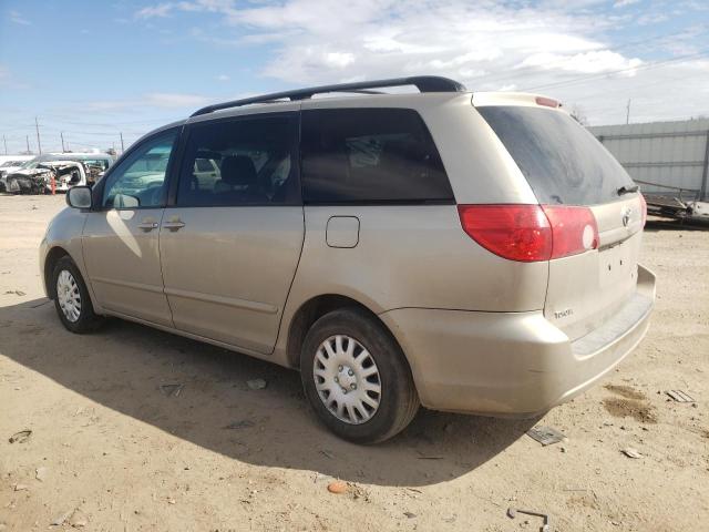 5TDZK23C78S212339 - 2008 TOYOTA SIENNA CE TAN photo 2