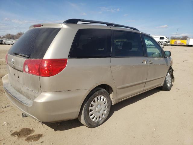 5TDZK23C78S212339 - 2008 TOYOTA SIENNA CE TAN photo 3