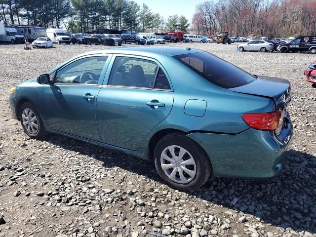 JTDBL40E699086538 - 2009 TOYOTA COROLLA BASE TURQUOISE photo 2