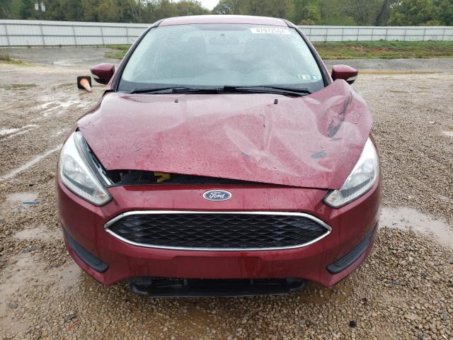 1FADP3F21GL309627 - 2016 FORD FOCUS SE BURGUNDY photo 5