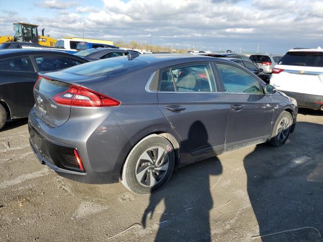 KMHC75LC2HU056033 - 2017 HYUNDAI IONIQ SEL GRAY photo 3