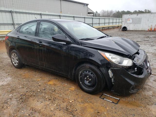 KMHCT4AE0CU069429 - 2012 HYUNDAI ACCENT GLS BLACK photo 4