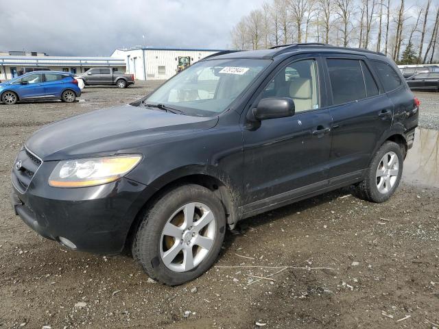 5NMSH13E89H322378 - 2009 HYUNDAI SANTA FE SE BLACK photo 1