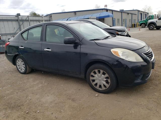 3N1CN7APXDL872765 - 2013 NISSAN VERSA S BLACK photo 4