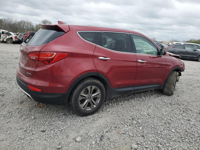 5XYZT3LB8FG300210 - 2015 HYUNDAI SANTA FE S RED photo 3