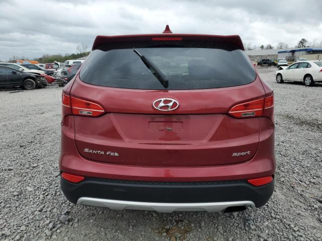 5XYZT3LB8FG300210 - 2015 HYUNDAI SANTA FE S RED photo 6