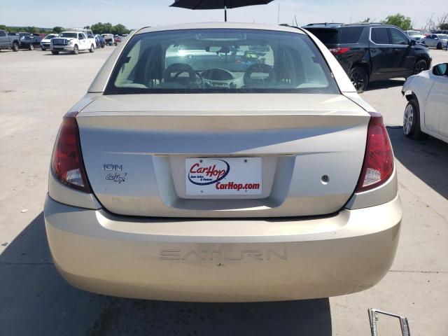 1G8AJ52FX4Z134834 - 2004 SATURN ION LEVEL 2 BEIGE photo 6