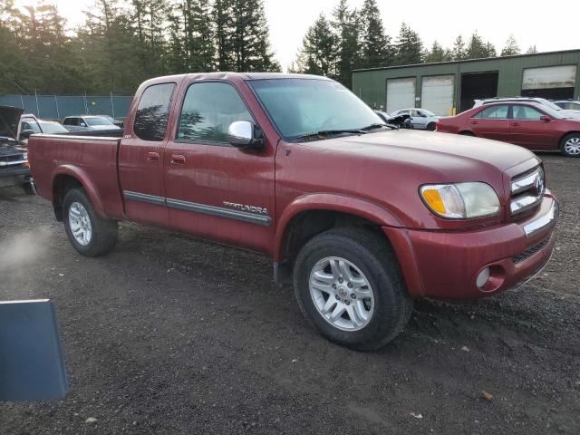 5TBBT44104S449247 - 2004 TOYOTA TUNDRA ACCESS CAB SR5 RED photo 4