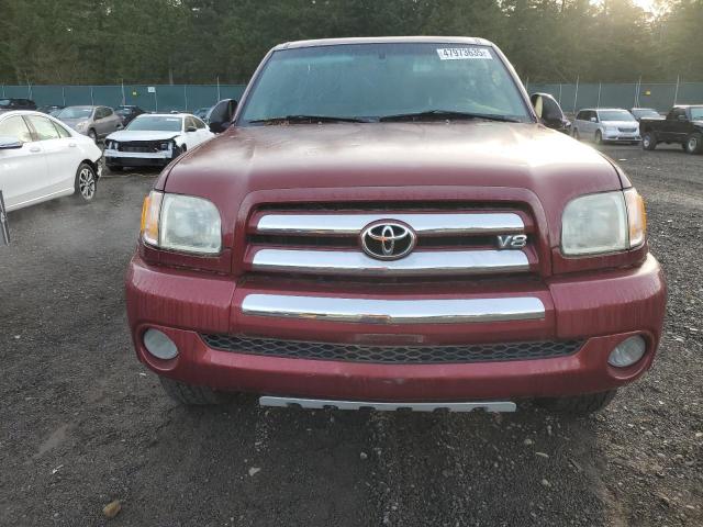 5TBBT44104S449247 - 2004 TOYOTA TUNDRA ACCESS CAB SR5 RED photo 5