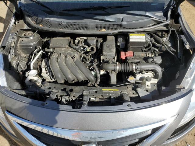 3N1CN7AP2KL847145 - 2019 NISSAN VERSA S GRAY photo 11