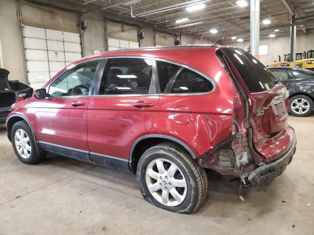 JHLRE48798C021069 - 2008 HONDA CR-V EXL RED photo 2