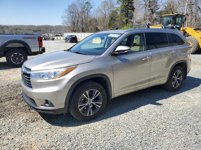 2016 TOYOTA HIGHLANDER XLE, 