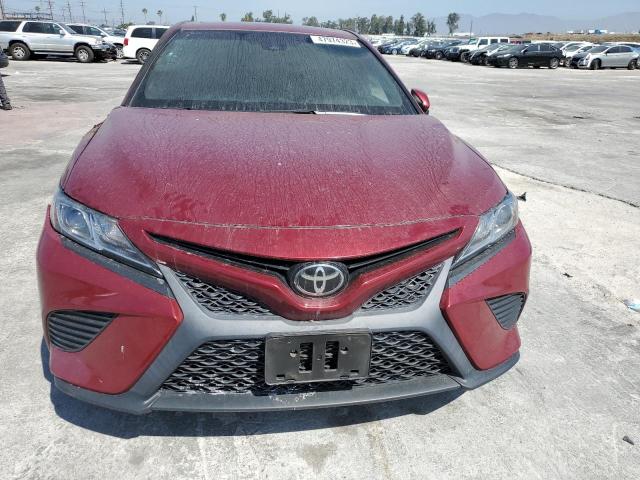 4T1B11HK8JU645972 - 2018 TOYOTA CAMRY L BURGUNDY photo 5