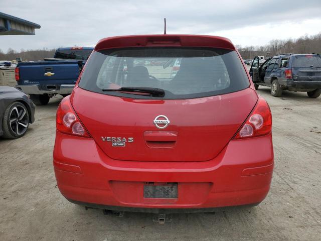 3N1BC13E89L471717 - 2009 NISSAN VERSA S RED photo 6