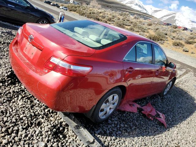 4T4BE46KX9R078190 - 2009 TOYOTA CAMRY BASE RED photo 3