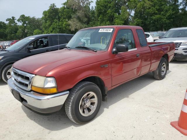 1FTYR14VXYTA21629 - 2000 FORD RANGER SUPER CAB RED photo 1