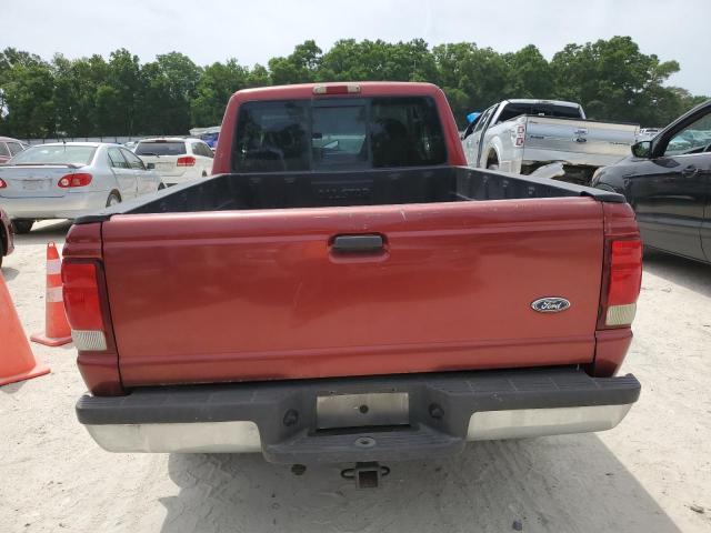 1FTYR14VXYTA21629 - 2000 FORD RANGER SUPER CAB RED photo 6