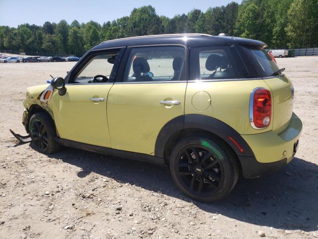 WMWZB3C56CWM04851 - 2012 MINI COOPER COUNTRYMAN YELLOW photo 2