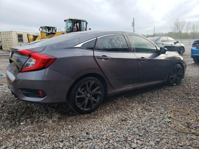 2HGFC2F86MH535038 - 2021 HONDA CIVIC SPORT GRAY photo 3