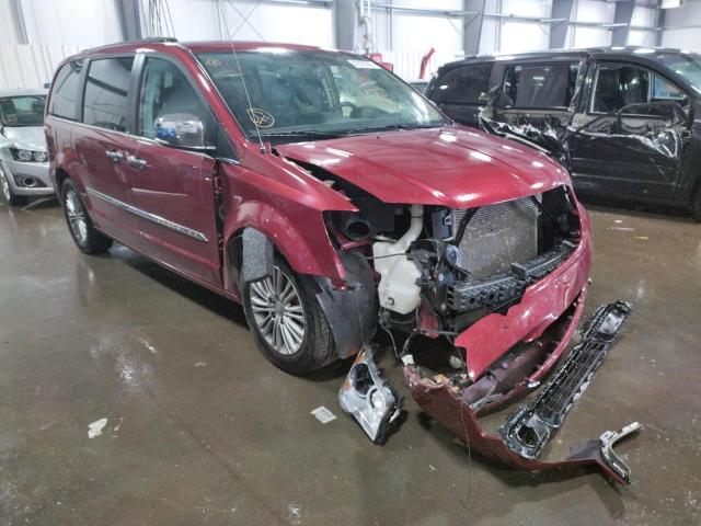 2C4RC1CG1ER238529 - 2014 CHRYSLER TOWN & COU TOURING L BURGUNDY photo 1