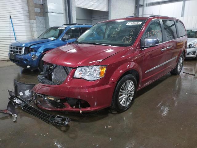 2C4RC1CG1ER238529 - 2014 CHRYSLER TOWN & COU TOURING L BURGUNDY photo 2