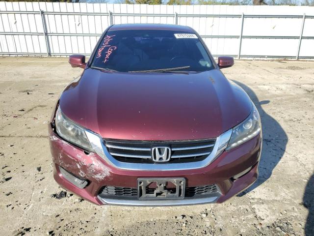 1HGCR3F84EA024774 - 2014 HONDA ACCORD EXL BURGUNDY photo 5