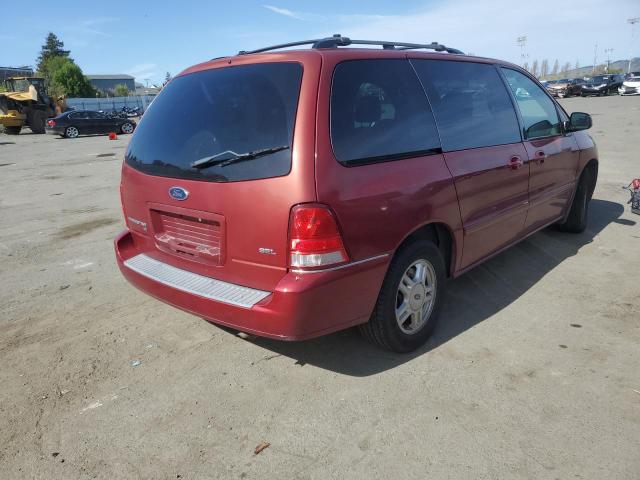 2FMDA52284BA62868 - 2004 FORD FREESTAR SEL RED photo 3