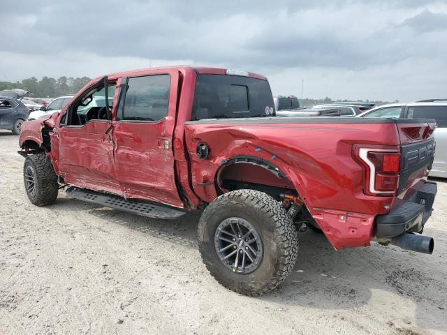 1FTFW1RG5LFA71212 - 2020 FORD F150 RAPTOR RED photo 2