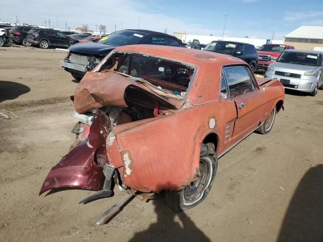 6F07T229481 - 1966 FORD MUSTANG RED photo 3