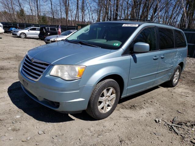 2A8HR54P58R613125 - 2008 CHRYSLER TOWN & COU TOURING TEAL photo 1