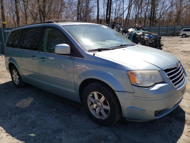 2A8HR54P58R613125 - 2008 CHRYSLER TOWN & COU TOURING TEAL photo 4