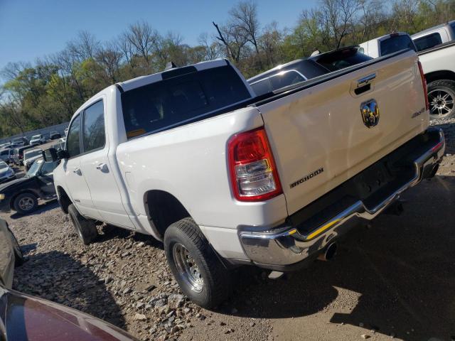 1C6SRFFT9KN779060 - 2019 RAM 1500 BIG HORN/LONE STAR WHITE photo 2