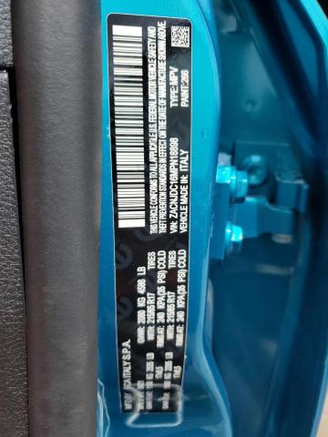 ZACNJDC16MPN18898 - 2021 JEEP RENEGADE TRAILHAWK TURQUOISE photo 13