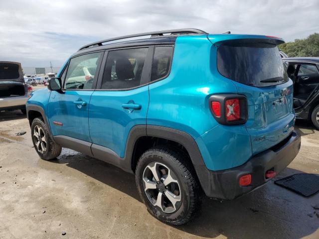 ZACNJDC16MPN18898 - 2021 JEEP RENEGADE TRAILHAWK TURQUOISE photo 2