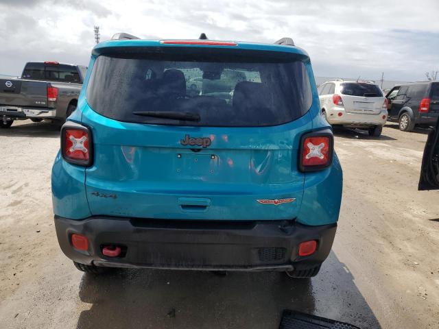 ZACNJDC16MPN18898 - 2021 JEEP RENEGADE TRAILHAWK TURQUOISE photo 6