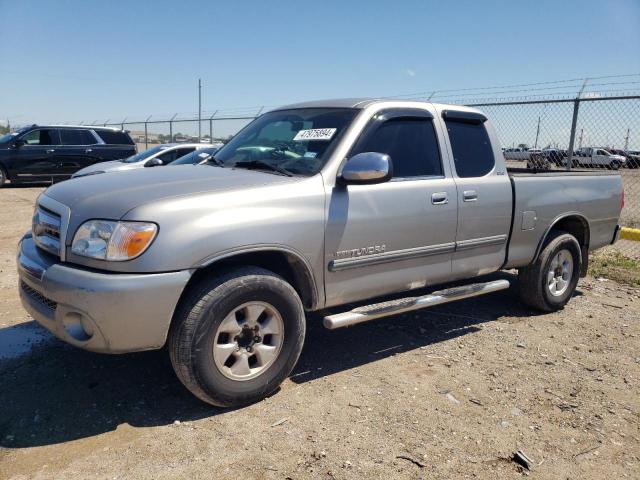 5TBRU34115S450866 - 2005 TOYOTA TUNDRA ACCESS CAB SR5 SILVER photo 1