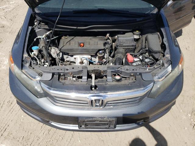 2HGFB2F81CH597917 - 2012 HONDA CIVIC EX SILVER photo 11