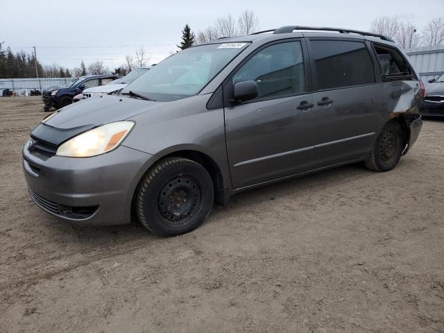 5TDZA29CX4S187439 - 2004 TOYOTA SIENNA CE GRAY photo 1