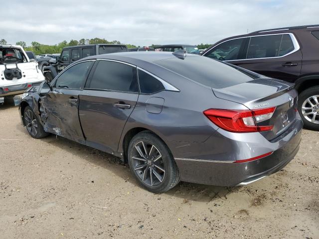 1HGCV1F5XMA049585 - 2021 HONDA ACCORD EXL GRAY photo 2