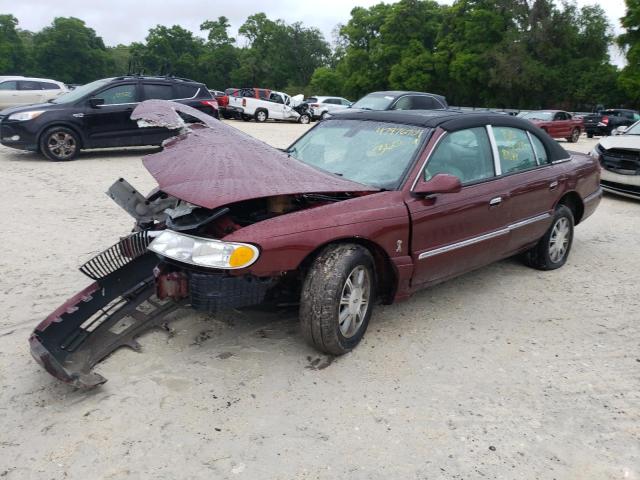 1LNHM97V32Y645027 - 2002 LINCOLN CONTINENTA BURGUNDY photo 1