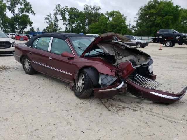 1LNHM97V32Y645027 - 2002 LINCOLN CONTINENTA BURGUNDY photo 4