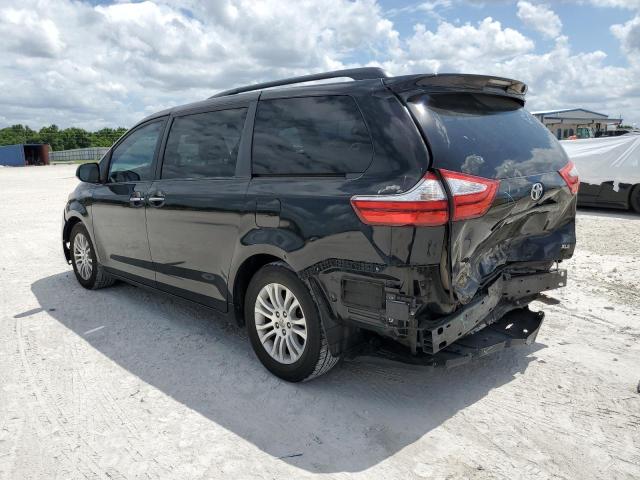 5TDYK3DC5FS584145 - 2015 TOYOTA SIENNA XLE BLACK photo 2