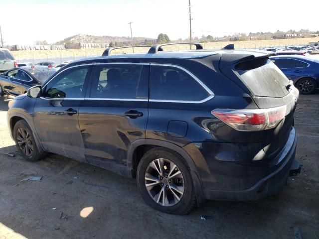 5TDJKRFH8FS138665 - 2015 TOYOTA HIGHLANDER XLE 黑色 照片 2