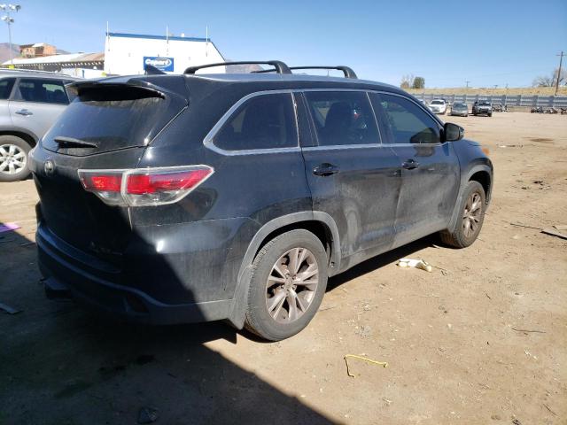 5TDJKRFH8FS138665 - 2015 TOYOTA HIGHLANDER XLE 黑色 照片 3